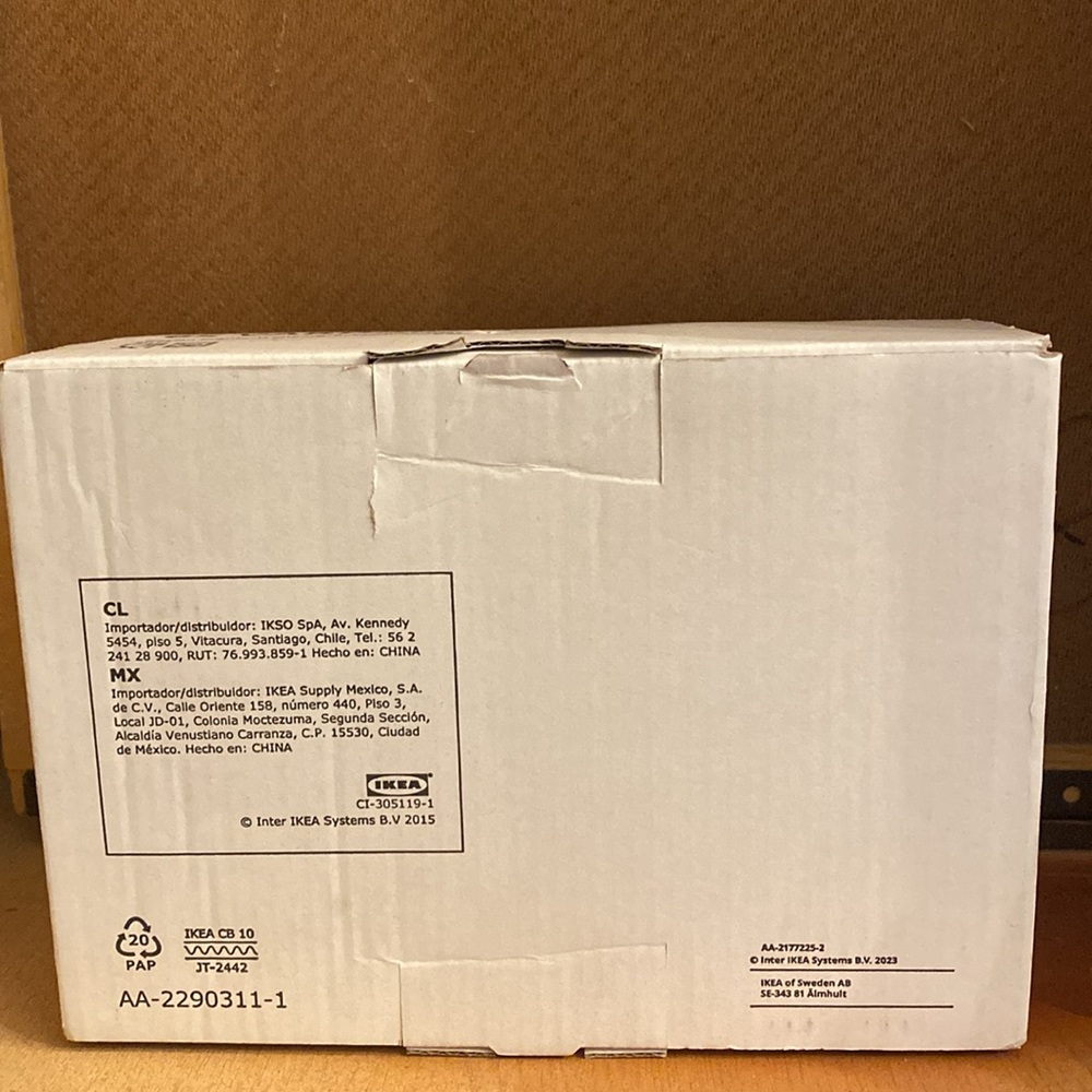 NIB IKEA  6x Vardagen Clear Ribbed 7 oz. Wine Tumblers - Picture 3 of 6